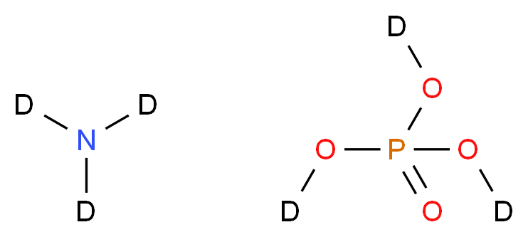 磷酸二氘铵-d4_分子结构_CAS_14989-27-6)