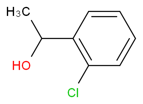 1-(2-chlorophenyl)ethan-1-ol_分子结构_CAS_13524-04-4)