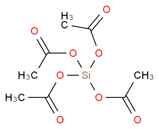 SILICON TETRA ACETATE_分子结构_CAS_16201-97-1)