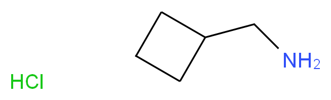 1-Cyclobutylmethylamine hydrochloride_分子结构_CAS_5454-82-0)