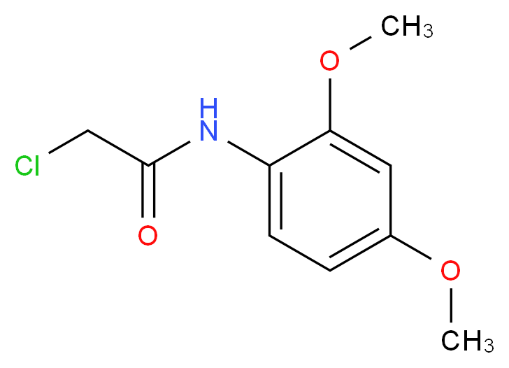 2-chloro-N-(2,4-dimethoxyphenyl)acetamide_分子结构_CAS_101908-41-2