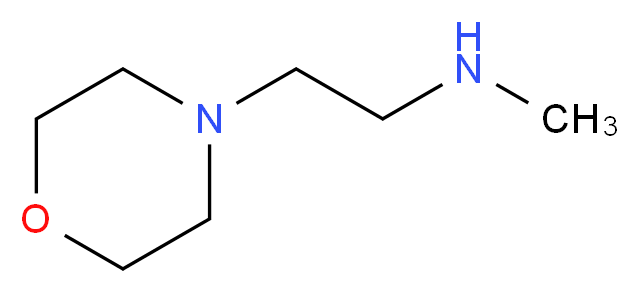 N-methyl-2-morpholin-4-ylethanamine_分子结构_CAS_41239-40-1)