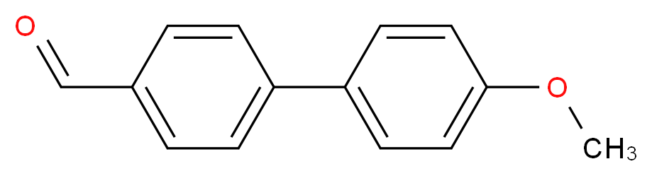 4-(4-methoxyphenyl)benzaldehyde_分子结构_CAS_52988-34-8