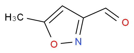 5-甲基异噁唑-3-甲醛_分子结构_CAS_62254-74-4)