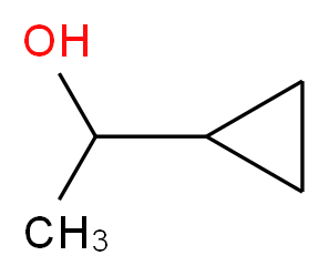 1-cyclopropylethan-1-ol_分子结构_CAS_765-42-4