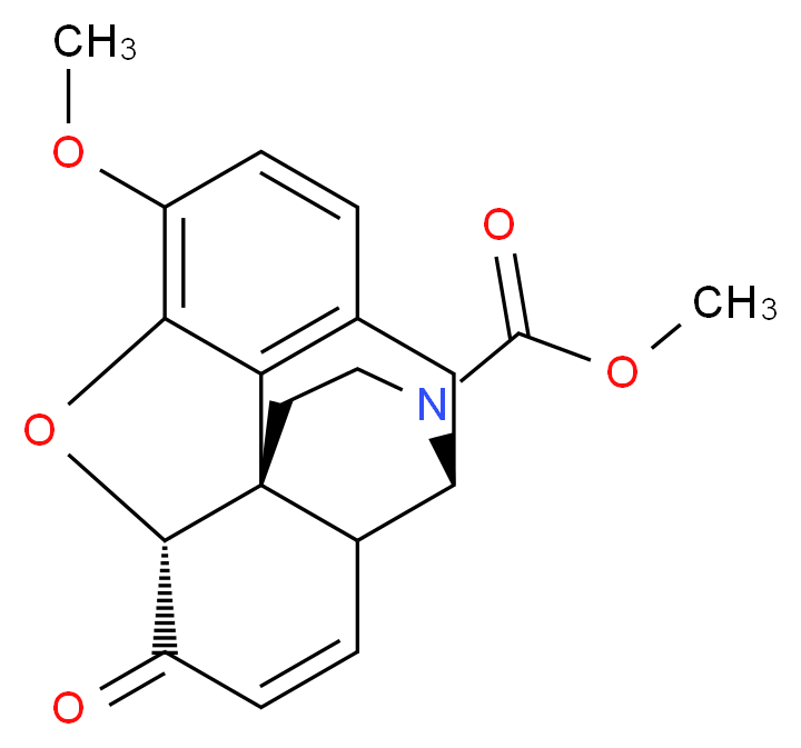 N-Descyclopropylmethyl-N-methoxycarbonyl-6,8-dehydro-3-O-methyl Naltrexone_分子结构_CAS_135042-90-9)