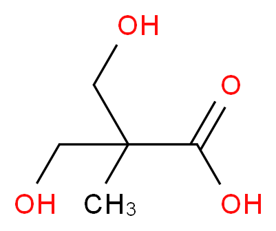 DIMETHYLOL PROPIONIC ACID_分子结构_CAS_4767-03-7)