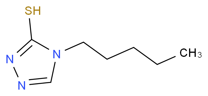 4-pentyl-4H-1,2,4-triazole-3-thiol_分子结构_CAS_27106-02-1)