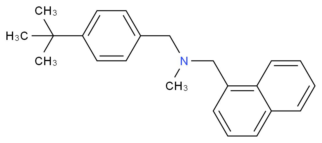 [(4-tert-butylphenyl)methyl](methyl)(naphthalen-1-ylmethyl)amine_分子结构_CAS_101828-21-1