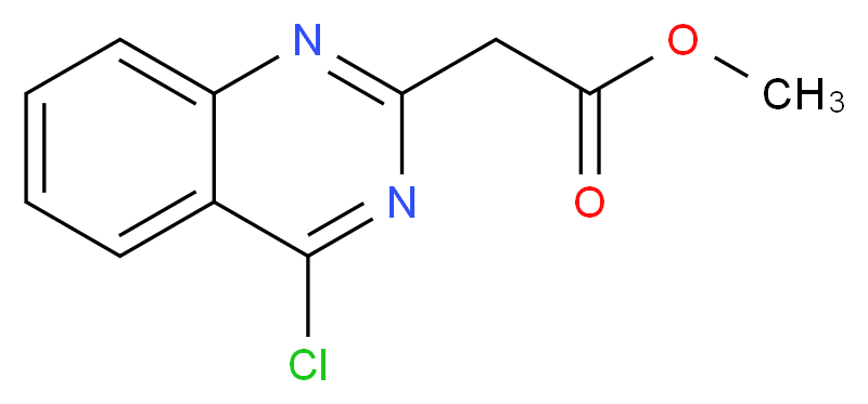 METHYL (4-CHLOROQUINAZOLIN-2-YL)ACETATE_分子结构_CAS_944902-08-3)