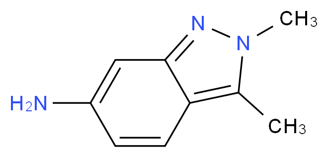 2,3-Dimethyl-2H-indazol-6-amine_分子结构_CAS_444731-72-0)