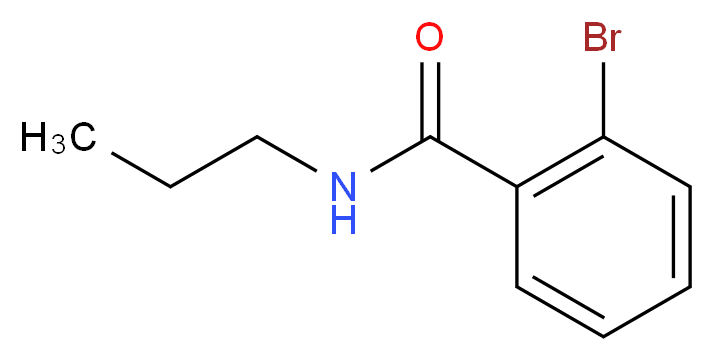 2-bromo-N-propylbenzamide_分子结构_CAS_346695-08-7