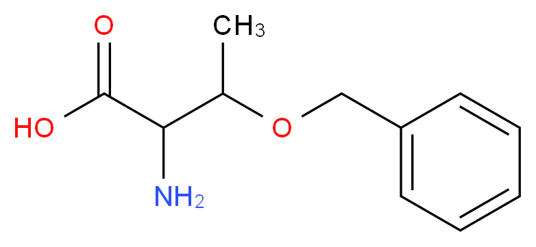 2-amino-3-(benzyloxy)butanoic acid_分子结构_CAS_4378-10-3