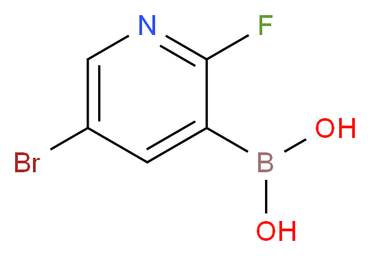 (5-bromo-2-fluoropyridin-3-yl)boronic acid_分子结构_CAS_501435-91-2