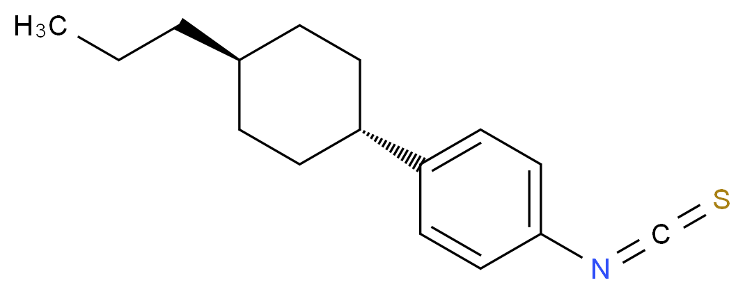 1-异硫氰基-4-(反-4-丙基环己基)苯_分子结构_CAS_92412-67-4)