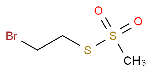 1-bromo-2-(methanesulfonylsulfanyl)ethane_分子结构_CAS_26139-15-1