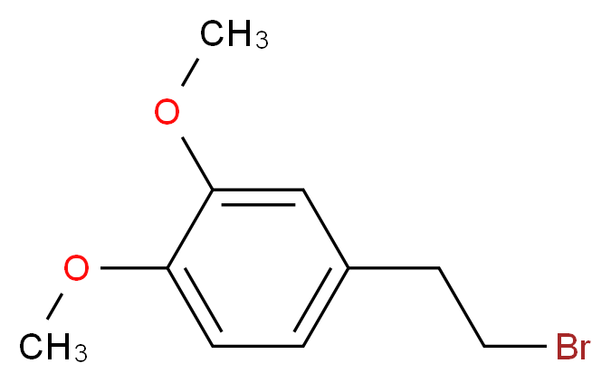 4-(2-bromoethyl)-1,2-dimethoxybenzene_分子结构_CAS_40173-90-8