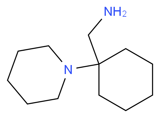 C-(1-Piperidin-1-yl-cyclohexyl)-methylamine_分子结构_CAS_41805-36-1)