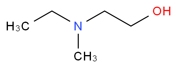 2-[ethyl(methyl)amino]ethan-1-ol_分子结构_CAS_2893-43-8