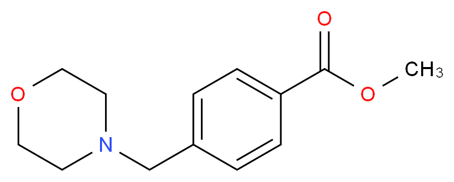 Methyl 4-(morpholin-4-ylmethyl)benzoate_分子结构_CAS_)