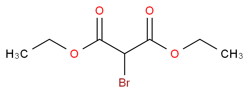 溴代丙二酸二乙酯_分子结构_CAS_685-87-0)