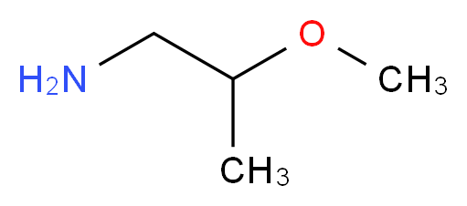 2-methoxypropan-1-amine_分子结构_CAS_3124-96-7