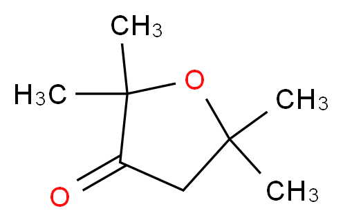 二氢-2,2,5,5-四甲基-3(2H)-呋喃酮_分子结构_CAS_5455-94-7)