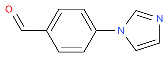 4-(1H-imidazol-1-yl)benzaldehyde_分子结构_CAS_10040-98-9