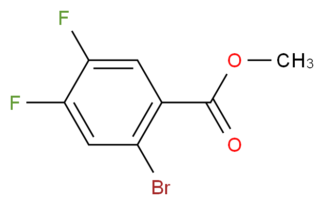 Methyl 2-bromo-4,5-difluorobenzoate_分子结构_CAS_878207-28-4)