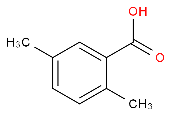2,5-Dimethyl benzoic acid_分子结构_CAS_610-72-0)