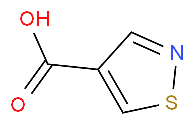 1,2-thiazole-4-carboxylic acid_分子结构_CAS_822-82-2