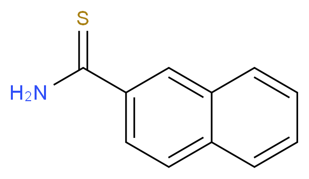 萘-2-硫代甲酰胺_分子结构_CAS_6967-89-1)