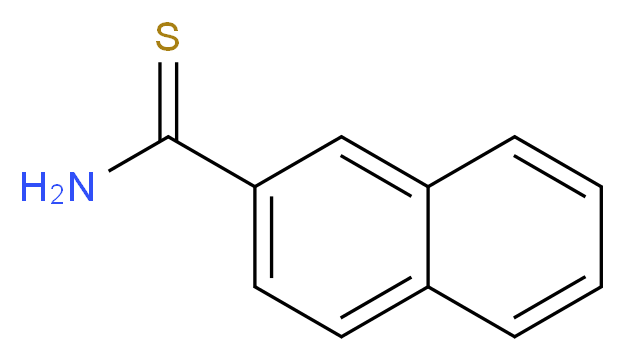 naphthalene-2-carbothioamide_分子结构_CAS_6967-89-1