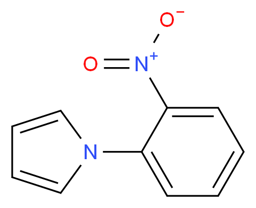 1-(2-nitrophenyl)-1H-pyrrole_分子结构_CAS_33265-60-0