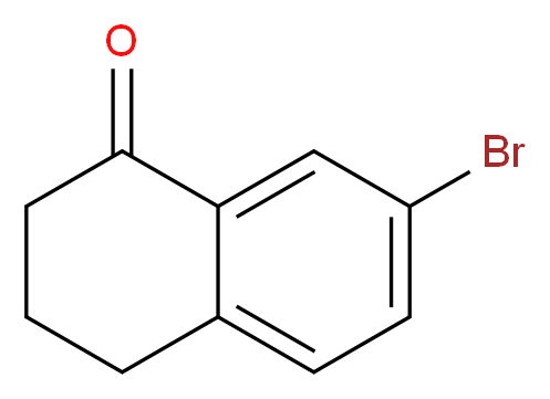 7-溴-3,4-二氢萘-1(2H)-酮_分子结构_CAS_32281-97-3)