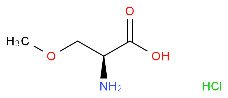 (2S)-2-amino-3-methoxypropanoic acid hydrochloride_分子结构_CAS_336100-47-1