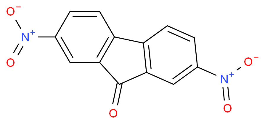 2,7-dinitro-9H-fluoren-9-one_分子结构_CAS_31551-45-8