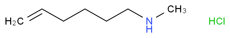 (hex-5-en-1-yl)(methyl)amine hydrochloride_分子结构_CAS_862175-17-5
