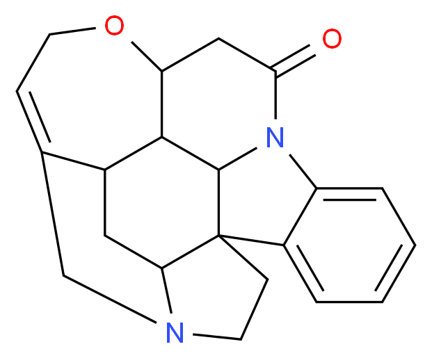 (-)-STRYCHNINE FREE BASE_分子结构_CAS_57-24-9)