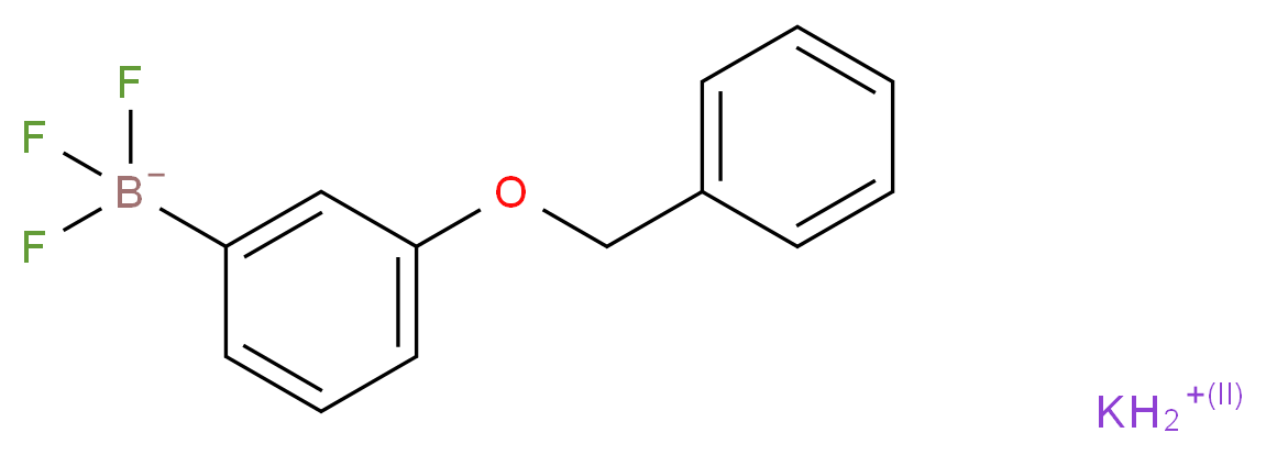 potassium [3-(benzyloxy)phenyl]trifluoroboranuide_分子结构_CAS_850623-58-4
