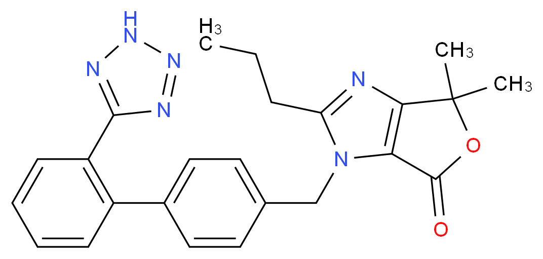 Olmesartan Lactone Impurity_分子结构_CAS_849206-43-5)