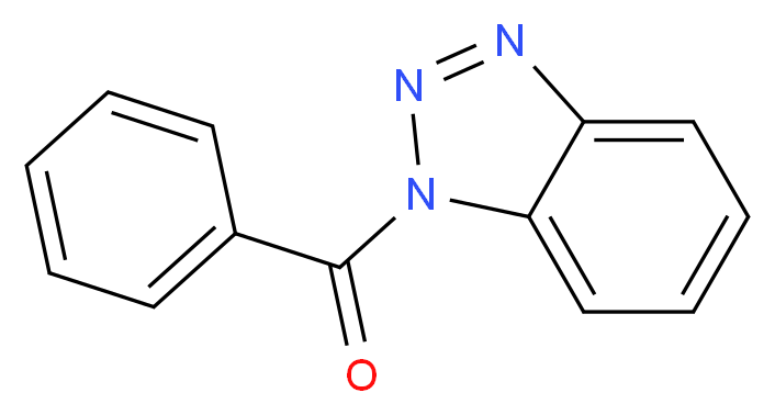 1-benzoyl-1H-1,2,3-benzotriazole_分子结构_CAS_4231-62-3