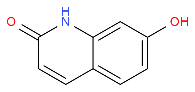 7-Hydroxyquinolin-2(1H)-one_分子结构_CAS_)