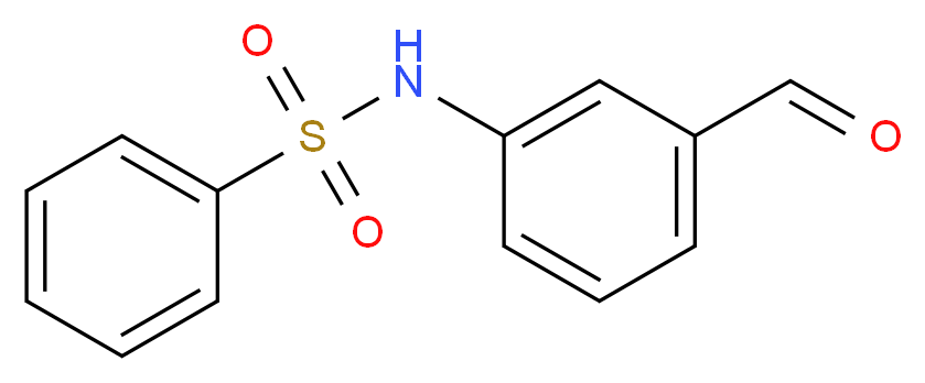 N-(3-formylphenyl)benzenesulfonamide_分子结构_CAS_151721-35-6)