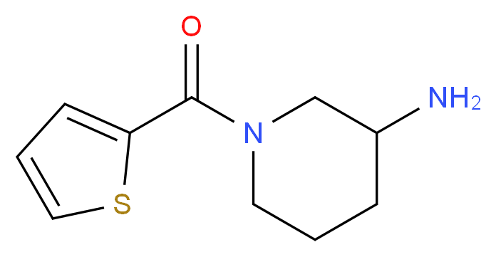 1-(2-thienylcarbonyl)-3-piperidinamine_分子结构_CAS_1114596-44-9)