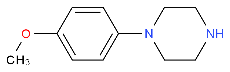 1-(4-甲氧基苯基)哌嗪_分子结构_CAS_38212-30-5)