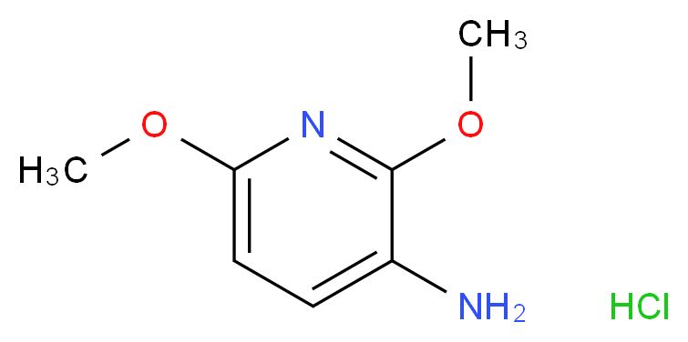 3-Amino-2,6-dimethoxypyridine hydrochloride_分子结构_CAS_)