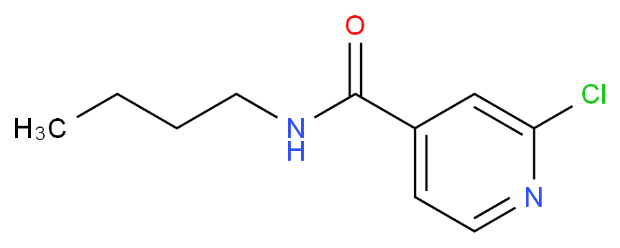 N-butyl-2-chloropyridine-4-carboxamide_分子结构_CAS_131418-15-0