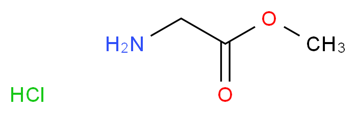 甘氨酸甲酯 盐酸盐_分子结构_CAS_5680-79-5)
