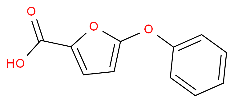5-phenoxyfuran-2-carboxylic acid_分子结构_CAS_60698-32-0